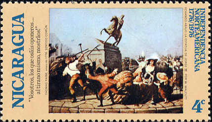 Свержение статуи Георга III